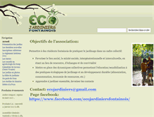 Tablet Screenshot of ecojardins-fontainois.fr